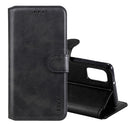 For Samsung Galaxy A41 ENKAY Hat-Prince Horizontal Flip Leather Case with Holder & Card Slots & Wallet(Black)