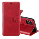 For Samsung Galaxy A51 ENKAY Hat-Prince Horizontal Flip Leather Case with Holder & Card Slots & Wallet(Red)