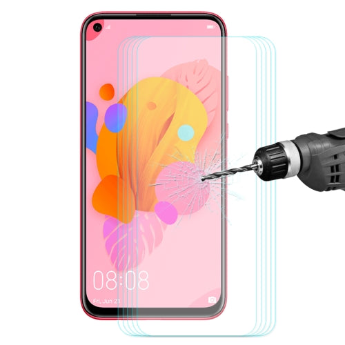 5 PCS ENKAY Hat-Prince 0.26mm 2.5D 9H Tempered Glass Protective Film for HUAWEI P20 Lite 2019