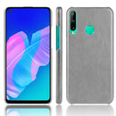 For Huawei Honor 9C Shockproof Litchi Texture PC + PU Case(Gray)