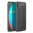 For OPPO Realme C11 Litchi Texture TPU Shockproof Case(Black)