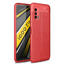 For VIVO IQOO Z1X Litchi Texture TPU Shockproof Case(Red)