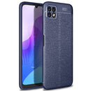For Huawei Enjoy 20 Litchi Texture TPU Shockproof Case(Navy Blue)