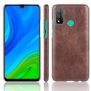 For Huawei P Smart 2020/Nova Lite 3+ Shockproof Litchi Texture PC + PU Case(Brown)