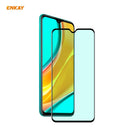 For Xiaomi Redmi Note 8 Pro ENKAY Hat-Prince 0.26mm 9H 6D Curved Full Screen Eye Protection Green Film Tempered Glass Protector