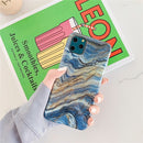 For iPhone 12 mini TPU Smooth Marbled IMD Mobile Phone Case(Granite F13)