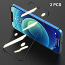 For iPhone 12 Pro Max 2 PCS ENKAY Hat-Prince Full Glue 0.26mm 9H 2.5D Tempered Glass Full Coverage Film