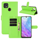 For ZTE Blade 10 Smart/Blade 20 Litchi Texture Horizontal Flip Protective Case with Holder & Card Slots & Wallet(Green)