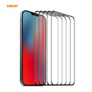 5 PCS ENKAY Hat-Prince 0.26mm 9H 6D Curved Full Coverage Tempered Glass Protector For iPhone 12 / 12 Pro