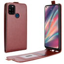 For WIKO View 5 R64 Texture Single Vertical Flip Leather Protective Case with Card Slots & Photo Frame(Brown)