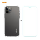 Hat-Prince ENKAY 2 in 1 Clear TPU Soft Case Shockproof Cover + 0.26mm 9H 2.5D Tempered Glass Protector Film For iPhone 12 Pro Max