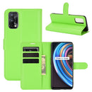For OPPO Realme X7 Litchi Texture Horizontal Flip Protective Case with Holder & Card Slots & Wallet(Green)