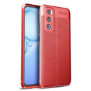 For vivo V20 SE Litchi Texture TPU Shockproof Case(Red)