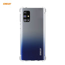 For Samsung Galaxy M31s Hat-Prince ENKAY Clear TPU Shockproof Case Soft Anti-slip Cover
