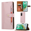 For Xiaomi Mi 10T / 10T Pro Calf Texture Double Fold Clasp Horizontal Flip Leather Case with Photo Frame & Holder & Card Slots & Wallet(Rose gold)