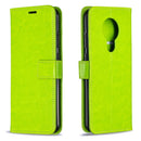For Nokia 5.3 Crazy Horse Texture Horizontal Flip Leather Case with Holder & Card Slots & Wallet & Photo Frame(Green)
