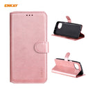 For Motorola Moto G 5G ENKAY Hat-Prince ENK-PUC036 Horizontal Flip PU Leather Case with Holder & Card Slots & Wallet(Pink)