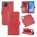 For OPPO A72 / A73 5G Dual-side Magnetic Buckle Horizontal Flip Leather Case with Holder & Card Slots & Wallet(Red)