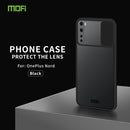 For OnePlus Nord MOFI Xing Dun Series Translucent Frosted PC + TPU Privacy Anti-glare Shockproof All-inclusive Protective Case(Black)