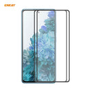 For Samsung Galaxy S20 FE 5G 2PCS ENKAY Hat-Prince Anti-drop Full Glue Tempered Glass Full Screen Film Anti-fall Protector