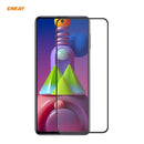 For Samsung Galaxy M51 ENKAY Hat-Prince Anti-drop Full Glue Tempered Glass Full Screen Film Anti-fall Protector
