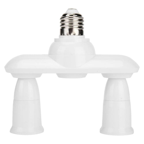 1 to 2 E27 to E27 Socket Distributor Adjustable Converter E27 LED Bulb Holder(2 in 1)