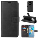 Retro Calf Pattern Buckle Horizontal Flip Leather Case with Holder & Card Slots & Wallet For Huawei Mate 40 Pro+(Black)