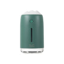 Snow Mountain Simple Mini Home Silent Bedroom Student Dormitory Office Portable USB Wireless Persistent Air Humidifier(green)