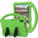 For Huawei MediaPad M5 Lite 8 EVA Flat Anti Falling Protective Case Shell with Holder(Green)