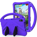 For Huawei MatePad T8 EVA Flat Anti Falling Protective Case Shell with Holder(Purple)