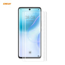 For Huawei Nova 8 2 PCS ENKAY Hat-Prince 3D Full Screen PET Curved Hot Bending HD Screen Protector Soft Film Support Fingerprint Unlock