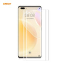 For Huawei Nova 8 Pro 2 PCS ENKAY Hat-Prince 3D Full Screen PET Curved Hot Bending HD Screen Protector Soft Film Support Fingerprint Unlock