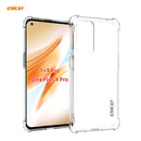 For OnePlus 9 Pro Hat-Prince ENKAY Clear TPU Shockproof Case Soft Anti-slip Cover
