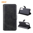 For Samsung Galaxy S21 5G ENKAY Hat-Prince Horizontal Flip PU Leather Case with Holder & Card Slots & Wallet(Black)