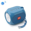 T&G TG196 TWS Subwoofer Bluetooth Speaker With Braided Cord, Support USB/AUX/TF Card/FM(Blue)