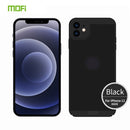MOFi Honeycomb Texture Breathable PC Shockproof Protective Back Cover Case For iPhone 12 mini(Black)