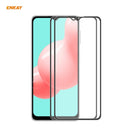 For Samsung Galaxy A32 5G / M12 / A12 2 PCS ENKAY Hat-Prince Anti-drop Full Glue Tempered Glass Full Screen Film Anti-fall Protector