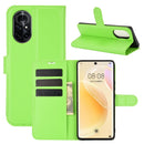 For Huawei nova 8 5G Litchi Texture Horizontal Flip Protective Case with Holder & Card Slots & Wallet(Green)