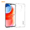 For Motorola Moto G Play 2021 Hat-Prince ENKAY Clear TPU Shockproof Case Soft Anti-slip Cover