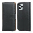 Plain Texture Cowhide Leather Horizontal Flip Case with Magnetic Clasp & Holder & Card Slots & Wallet For iPhone 12 Mini(Black)