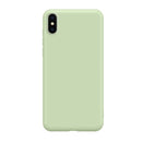 Ultra-thin Liquid Silicone All-inclusive Mobile Phone Case Environmentally Friendly Material Can Be Washed Mobile Phone Case For IPhone XS MAX(Green)