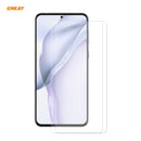 For Huawei P50 2 PCS ENKAY Hat-Prince 0.26mm 9H 2.5D Curved Edge Tempered Glass Film