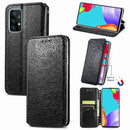 For Samsung Galaxy A52 5G / 4G Blooming Mandala Embossed Pattern Magnetic Horizontal Flip Leather Case with Holder & Card Slots & Wallet(Black)
