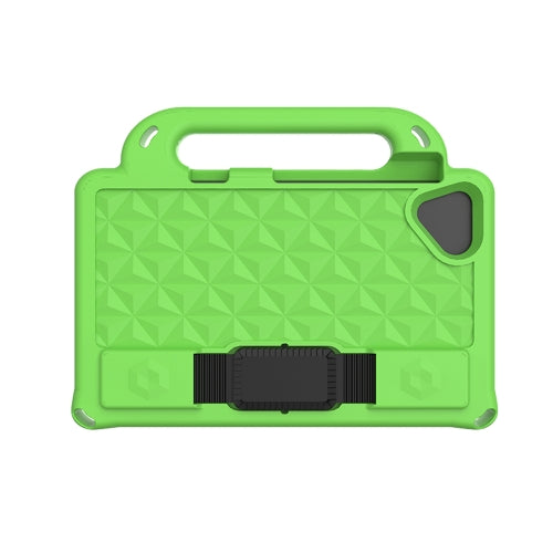 For Huawei MediaPad T3 Lite 8.0 inch Diamond Series EVA Portable Flat Anti Falling Sleeve Protective Shell With Bracket / Strap(Green)