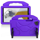 For Samsung Galaxy Tab A7 Lite T220 / T225 EVA Material Children Flat Anti Falling Cover Protective Shell With Thumb Bracket(Purple)