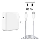 30W USB-C / Type-C Laptop Portable Power Adapter with 1.8m USB-C / Type-C to USB-C / Type-C Charging Cable, US Plug