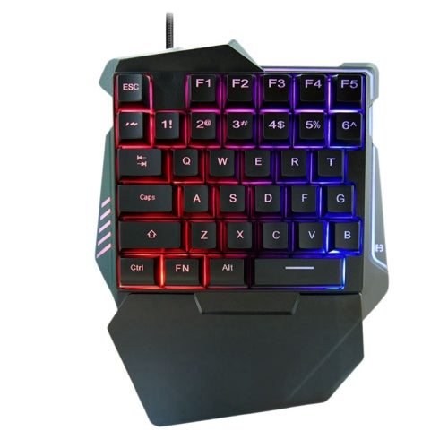 G7 37 Keys USB One-Handed Numeric Keyboard with Backlit, Cable Length: 1.8m