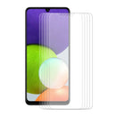For Samsung Galaxy A22 4G 5 PCS ENKAY Hat-Prince 0.26mm 9H 2.5D Curved Edge Tempered Glass Screen Protector