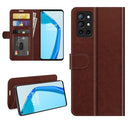 For OnePlus 9R R64 Texture Single Horizontal Flip Protective Case with Holder & Card Slots & Wallet& Photo Frame(Brown)
