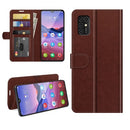 For ZTE Blade V2020 Smart R64 Texture Single Horizontal Flip Protective Case with Holder & Card Slots & Wallet& Photo Frame(Brown)